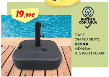 Oferta de Base Chapéu De Sol/ Desna por 19,99€ en Espaço Casa