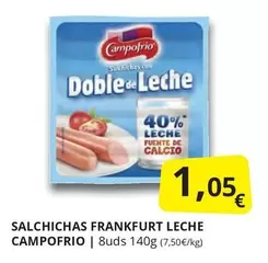 Oferta de Campofrío - Salchichas Frankfurt Leche por 1,05€ en Supermercados MAS