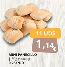 Oferta de Mini Panecillo por 1,14€ en Supermercados MAS