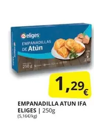 Oferta de Eliges - Empanadilla Atun Ifa por 1,29€ en Supermercados MAS