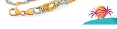 Oferta de Pulsera Cadena Fantasía, 18,5 Cm, 2 Oros  por 905€ en E.Leclerc
