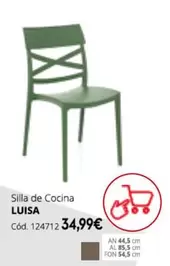 Oferta de Silla De Cocina Luisa por 34,99€ en Conforama