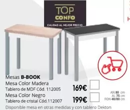 Oferta de Mesa B-Book por 169€ en Conforama