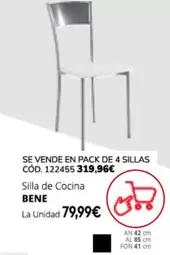 Oferta de Silla De Cocina Bene por 79,99€ en Conforama