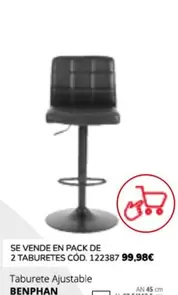 Oferta de Taburete Ajustable por 99,98€ en Conforama