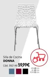 Oferta de Silla De Cocina Donna por 59,99€ en Conforama