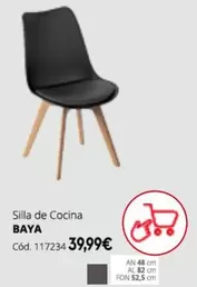 Oferta de Silla De Cocina Baya por 39,99€ en Conforama