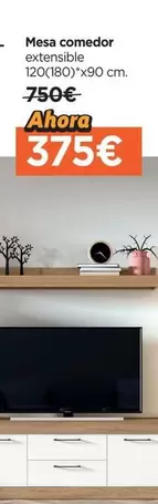 Oferta de Mesa Comedor por 375€ en Hipermueble