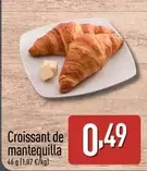 Oferta de Croissant De Mantequilla por 0,49€ en ALDI