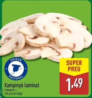 Oferta de Xampinyo Laminat por 1,49€ en ALDI