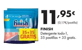 Oferta de Finish - Detergente Todo 1 por 11,95€ en Supermercados Lupa