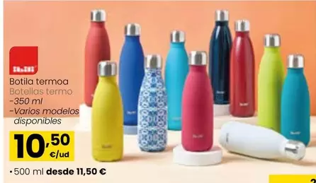 Oferta de Ibili - Botellas Termo por 10,5€ en Eroski