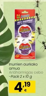 Oferta de Antihormigas Cebo por 4,19€ en Eroski