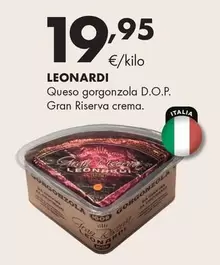 Oferta de Leonardi - Queso Gorgonzola D.O.P. Gran Riserva Crema por 19,95€ en Supermercados Lupa