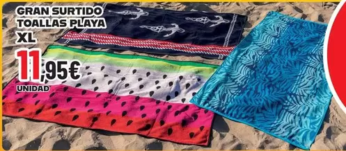 Oferta de Gran Surtido Toallas Playa Xl por 11,95€ en Outlet Hogar