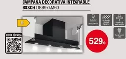 Oferta de Bosch - Campana Decorativa Integrable DBB97AM60 por 529€ en Tien 21