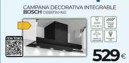 Oferta de Bosch - Campana Decorativa Integrable por 529€ en Tien 21