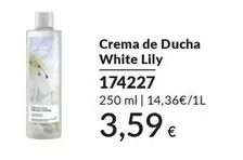 Oferta de Crema De Ducha  White Lily  por 3,59€ en AVON