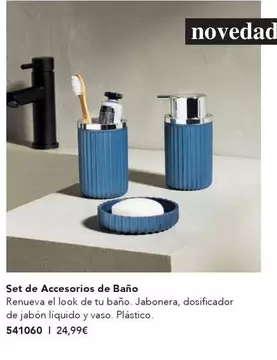 Oferta de Set De Accessorios De Bano por 24,99€ en AVON