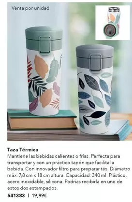 Oferta de Taza Térmica por 19,99€ en AVON