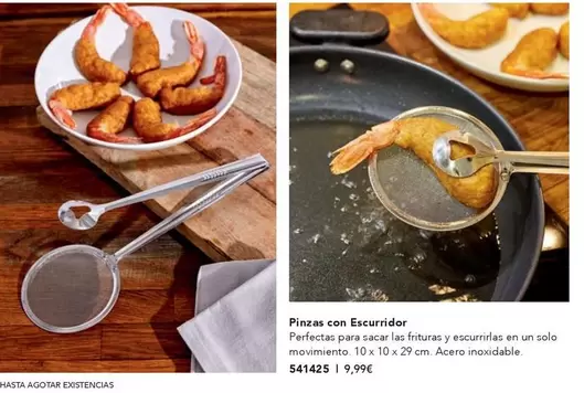 Oferta de Pinzas Con Escurtidor por 9,99€ en AVON