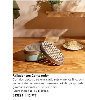 Oferta de Rallador Con Contenedor por 12,99€ en AVON