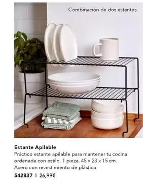 Oferta de Estante Apilable por 26,99€ en AVON