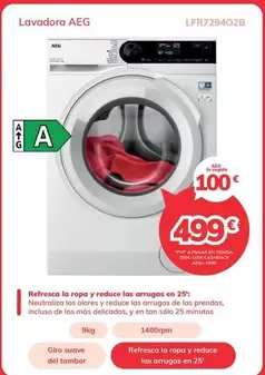 Oferta de AEG - Lavadora  por 499€ en Mi electro