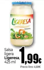 Oferta de Ligeresa - Salsa Ligera por 1,99€ en Unide Supermercados