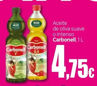 Oferta de Carbonell - Aceite De Oliva Suave O Intenso por 4,75€ en Unide Supermercados