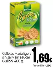 Oferta de Gullón - Galletas Maria Ligera Sin Sal Y Sin Azucar por 1,69€ en Unide Market