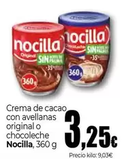 Oferta de Nocilla - Crema De Cacao Con Avellanas Original O Chocoleche por 3,25€ en Unide Market