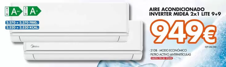 Oferta de Midea - Aire Acondicionado Inverter  por 949€ en Expert