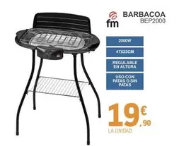 Oferta de Fm - Barbacoa por 19,9€ en E.Leclerc