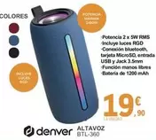 Oferta de Denver - Altavoz por 19,9€ en E.Leclerc