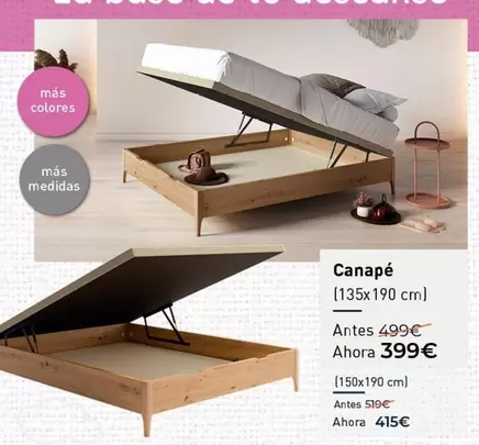 Oferta de Canapé por 399€ en WOW Málaga, Style&Home by Mubak