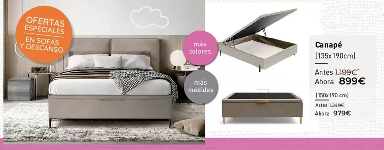 Oferta de Canape por 899€ en WOW Málaga, Style&Home by Mubak