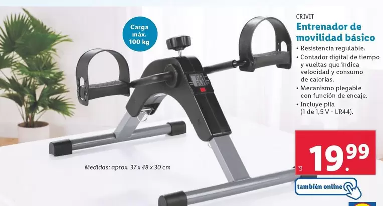 Oferta de Crivit - Entrenador De Movilidad Basico por 19,99€ en Lidl
