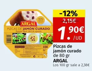 Oferta de Argal - Azucas De Jamon Curado por 1,9€ en Maskom Supermercados