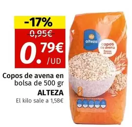Oferta de Alteza - Copos De Avena  por 0,79€ en Maskom Supermercados