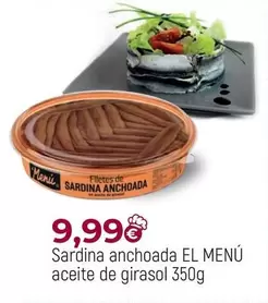 Oferta de El Menu - Sardina Anchoada Aceite De Girasol por 9,99€ en Comerco Cash & Carry