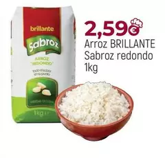 Oferta de Brillante - Arroz Sabroz Redondo por 2,59€ en Comerco Cash & Carry