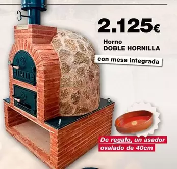 Oferta de Horno Doble Hornilla por 2125€ en Grup Gamma