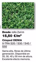 Oferta de Césped Denia por 15,5€ en Grup Gamma
