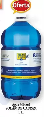 Oferta de Solán de Cabras - Agua Mineral en Cash Barea