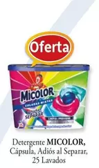 Oferta de Micolor - Detergente Cápsulas en Cash Barea