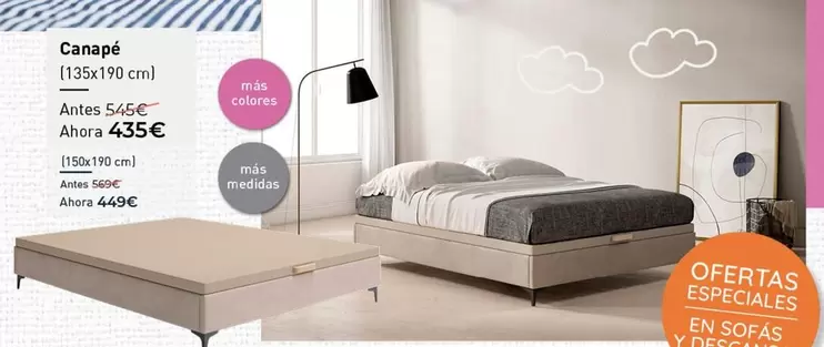 Oferta de Canapé por 435€ en Mubak