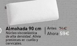 Oferta de Almohada 90 Cm por 59€ en Mubak