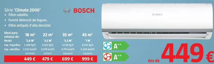 Oferta de Bosch - Serie 'Climate 2000' por 449€ en BAUHAUS