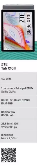 Oferta de ZTE - Tab X10 Ii en Phone House